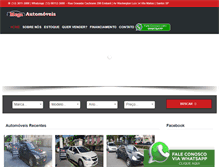 Tablet Screenshot of megaautomoveis.com